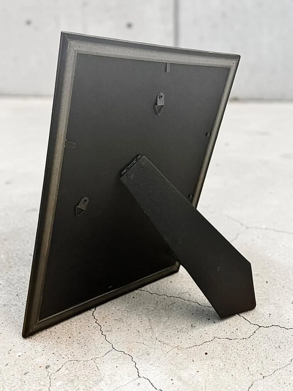 8x10 Black Photo Frame With Glass Pane & Easel Back